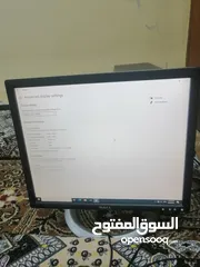  1 شاشه مع ماوس وكيبورد وكيبلات تشغيل