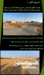  11 قطع أراضي مميزة-رجم الشامي-شارع المية-قوشان مستقل-سكن ج-جميع الخدمات