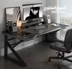  2 للبيع مكتب جيمنج مع رف للشاشه بسعر يناسب الجميع للطلب عبر رقمي الوتس