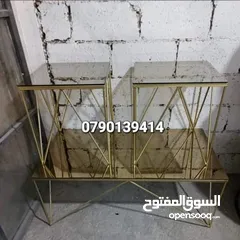  1 طقم طاولة وسط كامل مع مفردتين