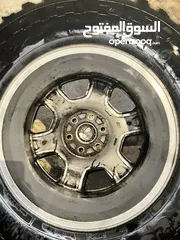 5 جنط فورد f150  لاريت كروم مدهون اسود بحالة الوكاله