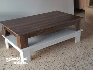  1 طاولة رمضان  حجم 100*60 ارتفاع 20 خشب mdf  ملبس ميلامين سماكة 18 ميلي