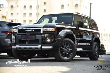  4 تويوتا برادو فاخرة بالشكل الجديد 2025 وارد الشركة المركزية