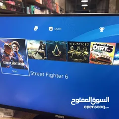  4 بلاستيشن فور سليم مهكر مع افخم 18 لعبة خرافية و ايدتين أصليات و كامل الكوابل بسعر 950 شيكل فقط