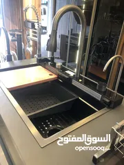  2 مجلى شلال بيانو ستانلس أسود مصفح الأصلي ليس التقليد خصم حصري