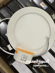  6 اضاءة مقاس 6 انچ عدد 41 حبة لون ابيض  بحالة ممتازة