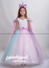  2 فستان حفلات اطفال للبيع