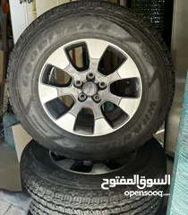  4 (جنط مع كوشك جوديير (goodyear)جيب رانجلر JL موديل 2023 قياس 18 بوصة)   Jeep Wrangler JL 18 OEM 2023