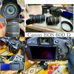  1 Canon EOS 450 D Photography lens from 18 to 200 Canon EOS 600 D