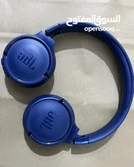  2 JBL Tune 520BT Wireless on-ear Headphones سماعات لون ازرق اقرا الوصف