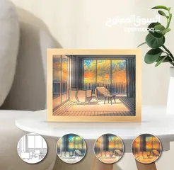  7 لوحة ذكية الاكثر مبيعا مع اضائة تعطي منظر جميل للغرفة