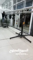  4 تراس اضاءة 6 متر عرض للبيع 4 بيمات 5 باركانات مع 2 صندوق و ونشين كبار