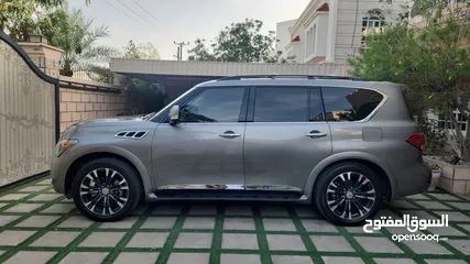  1 انفنتي qx56 2013  وارد أمريكا بحدث بسيط جدا