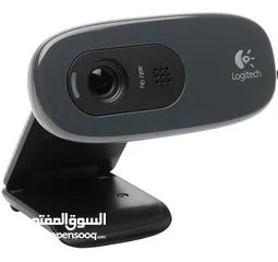  2 للطلاب Logitech C270 HD Webcam كاميرا ويب للبث المباشر و zoom ممتازة وعملية لساعات عمل طووويلة جدا