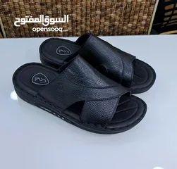  6 بابوج رجالي جلد طبيعي طبي عالي الجودة صناعة مصرية طبي