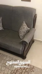  5 طقم كنب 7 مقاعد مع نقش خشبي مميز للبيع