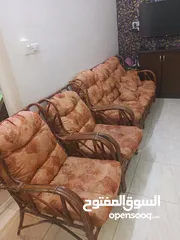  1 طقم كنب قصيب