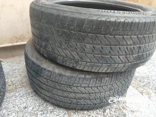  3 اطارات مستعماله البيع