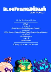  14 حساب بلوكس فروت