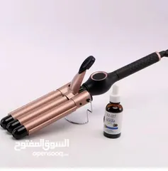  9 فير ثلاثي ماركة انزو الايطالي  مع هدية سيروم لعلاج الشعر المتقصف  صففي شعرك بسهولة مع الفي