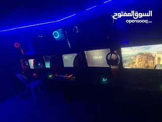  7 اجهزة كمبيوتر للبيع 12 جهاز ويتدوز عشرة بعبة كاونتر صور بلاستيشن 5 مع اربع ادين اصليات + لعبة فيفا