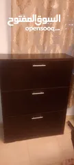  1 خزانه احذيه ممتازه بحال الجديد لون بني