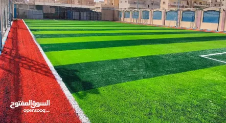  27 عشب ملاعب / عشب حدائق / عشب مدارس / عشب مزارع / عشب صناعي/ نجيل / تارتان Playground grass