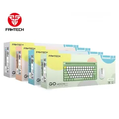  16 Fantech MOCHI 80Keys WK897 Wireless Keyboard Mouse Combo Set For Windows يعمل على جميع الاجهزة