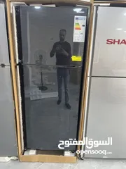  18 ثلاجه شارب لون اسود مميز 450 ليتر بسعر حرق