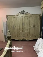  2 غرفه نوم حفر ثقيله خشب سولد  غير مستعمله
