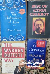  7 English novels for sale 1 omr