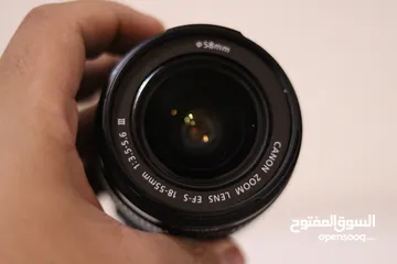  2 عدسة كانون 18-55mm/Canon lens18-55mm