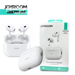  1 ايربودز برو ماكس من شركة جيروم العملاقة كفالة سنة ونصف  سماعات اذن لاسلكية من شركة JOYROOM العالميه