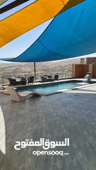 12 مزرعة وشاليه فيلا طلة الجبل في بيرين للايجار اليومي والاسبوعي والشهري اطلالة ولا بالخيال نتشرف فيكم