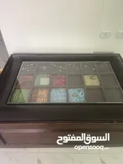  2 طاولة خشب زان مع وحدات تخزين