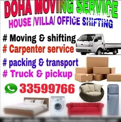  1 Shifting Moving — Furniture Fixing — Furniture Repair — Carpenter Available