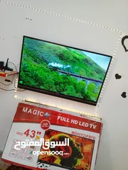  4 شاشة ماجيك 43 بوصه دبل اسبيكر صلاة النبي وكاله عادي ولا خشط فيها