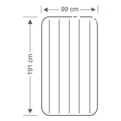  4 سرير هوائي سنجل ماركة INTEX