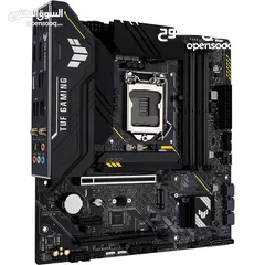  2 مذربورد ايسوس جيمنج لمعالجات انتل جيل 10 + 11 ASUS TUF GAMING B560M-PLUS WIFI 6/DDR4 MOTHERBOARD
