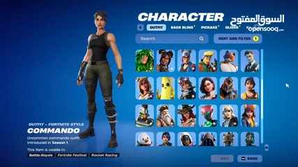 2 حساب فورت نايت مع لعبتين انشارتد 3 اجزاء وهورايزون زيرو بيع مستعجل