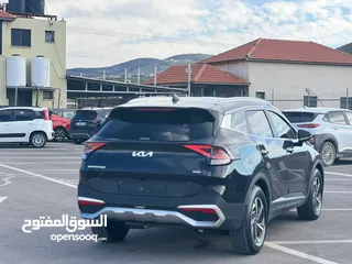  8 كايا سبورتاج /2022 فل بدون فتحة سقف  2x4 ///240Hp بنزين + كهرباء  ( Haybrid) 1600cc