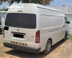  2 TOYOTA HIACE 2016 , HIGHROOF CARGO VAN , ACCIDENT FREE , GCC , 245000KMS