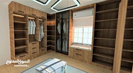  18 تصميم مطابخ وخزاين 3D ومختطات اوتوكاد للتنفيذ