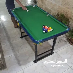  6 بلياردو بقواعد معدنية حجم 4قدم بسعر خاص وحصري