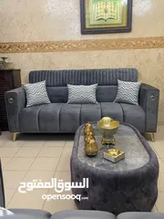  2 طقم كنب 7مقاعد مميز