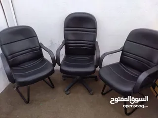  6 طقم كراسي ادارة مميزة ومكفولة للبيع بسعر المصنع شامل التوصيل عمان زرقاء