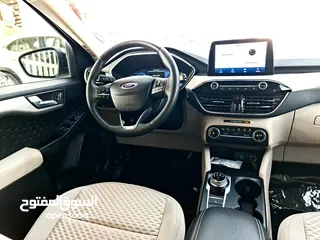  15 2020 Ford Escape Hybrid فورد سكيب هايبرد فحص كامل ولا ملاحظة كلين تايتل كارفاكس