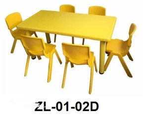  2 طاولات مدرسه وكراسي