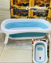  1 بانيو سيليكون قابل للطوي حجم كبير بسعر الجمله