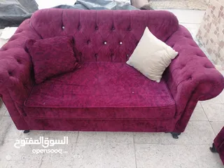  4 طقم كنب 7 مقاعد للبيع المستعجل